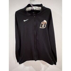 Nike Dri-Fit Jacket Bruins Spellout Logo Black White Medium